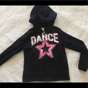 Justice zip up hoodie